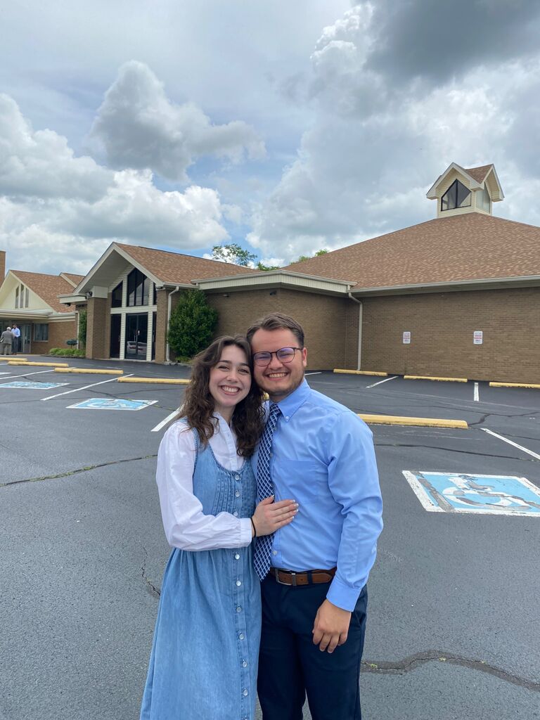 First day of Caleb preaching at Jackson Heights!