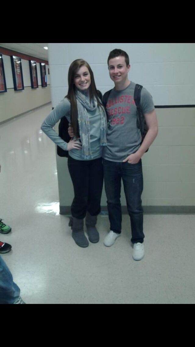 End of freshman year of high school, our first photo together!