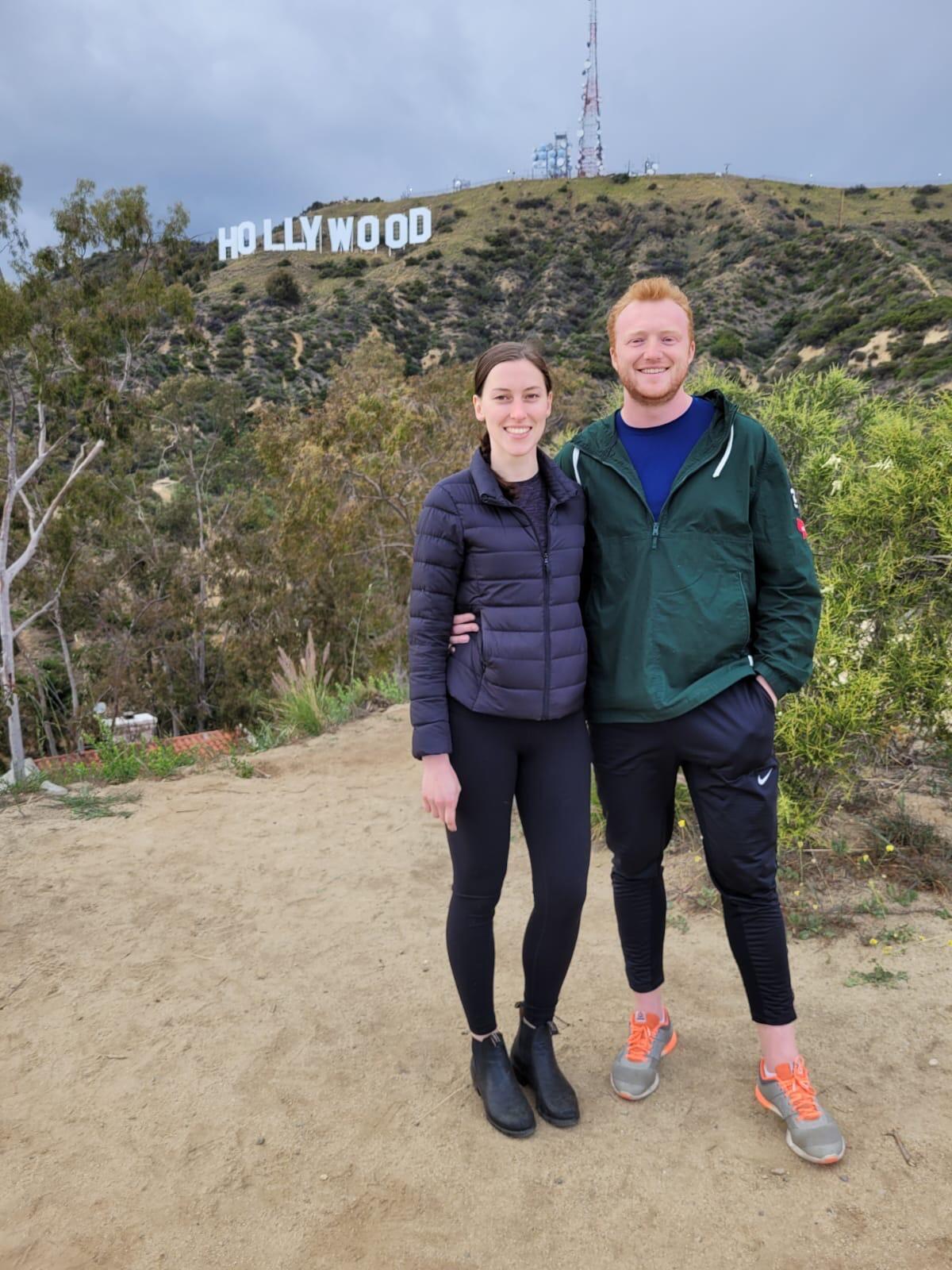 First trip together visiting friends in LA.
