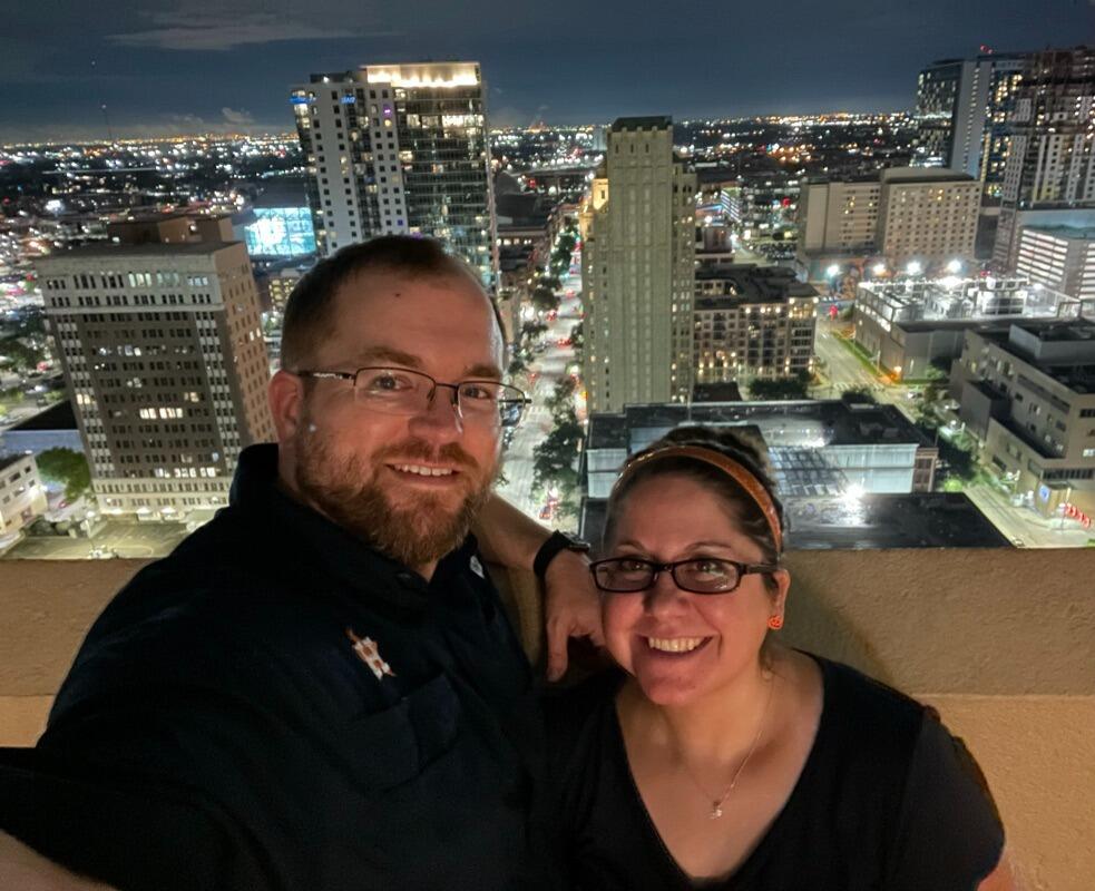 Magnolia Hotel rooftop after the Astros Game