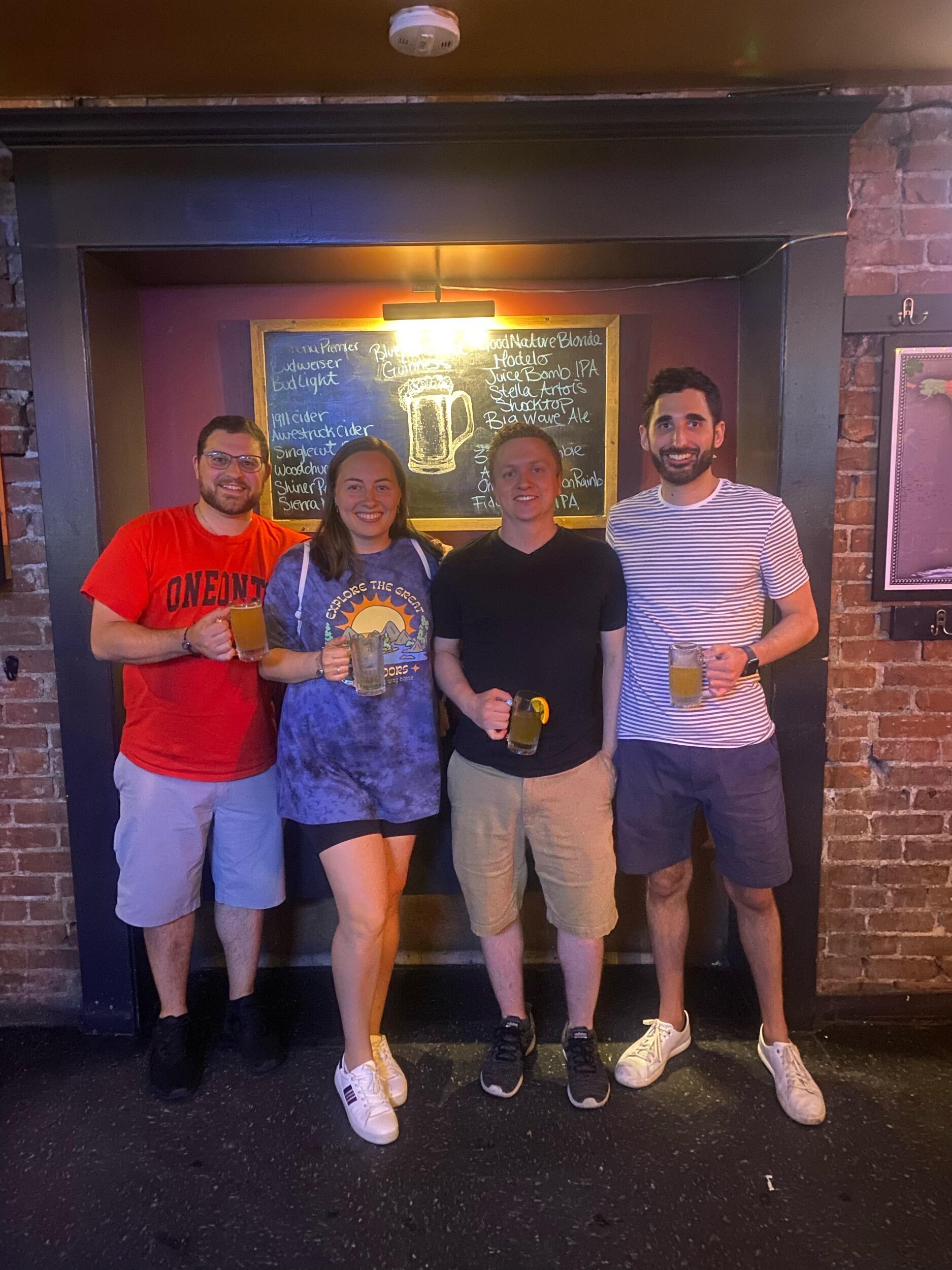 Took on the challenge at the Red Jug Pub (iykyk). 