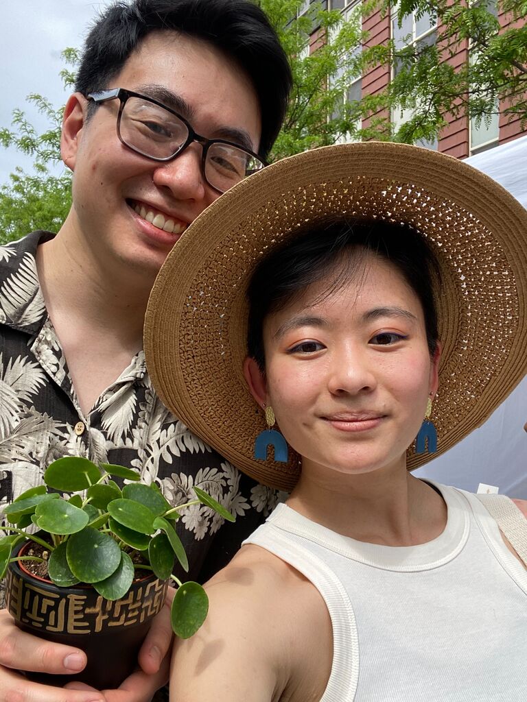 One of our favorite activities: perusing the farmer's markets of DC, getting little treats and knickknacks that spark joy, and picking up "just one more plant" for our indoor jungle. 