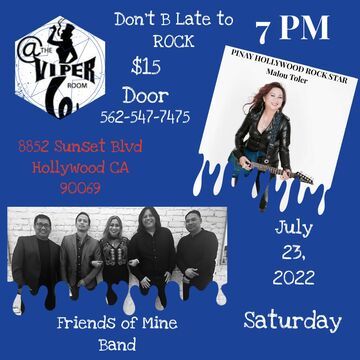 Malou Toler & The Friends of Mine Band - 80s Band - La Mirada, CA - Hero Main