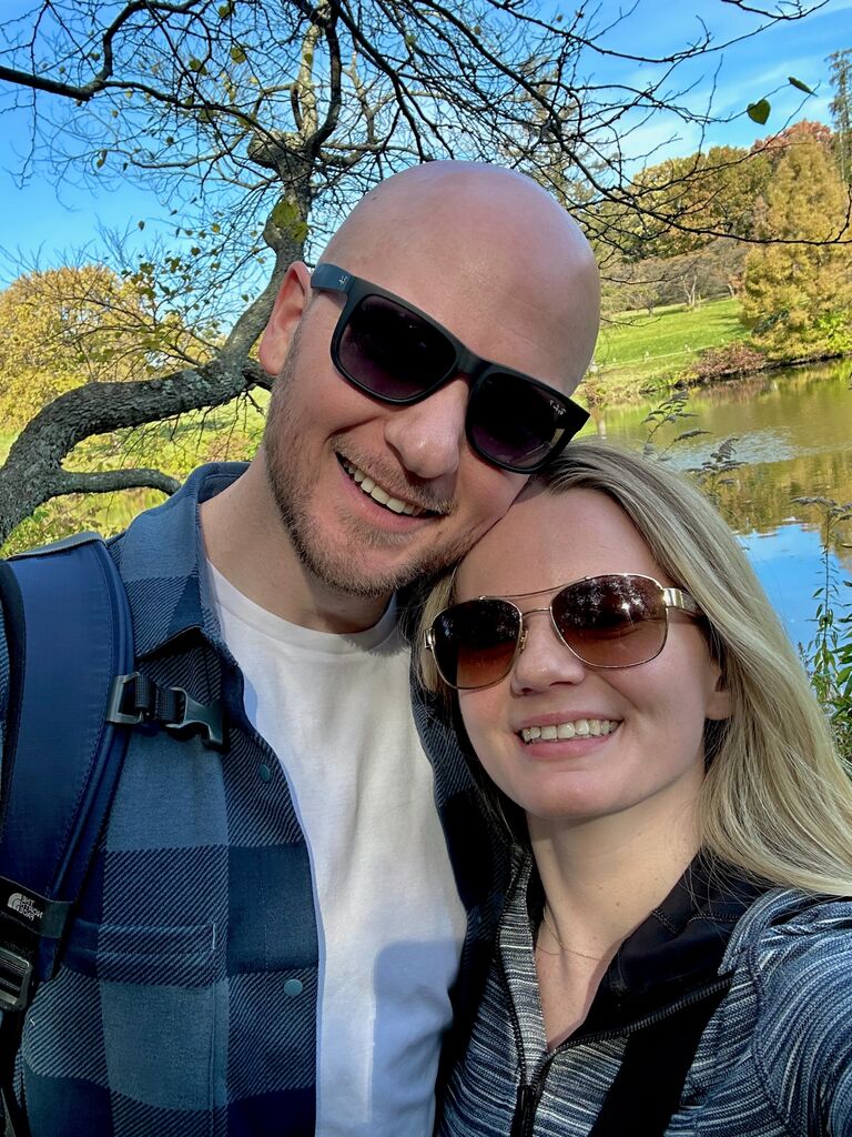 We're engaged!! 
Justin proposes at the Morton Arboretum! Cece had no idea it was coming :)