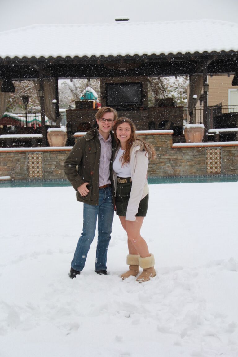 First snow together