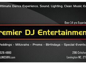 Premier DJ Entertainment - DJ - Lexington, NC - Hero Gallery 1