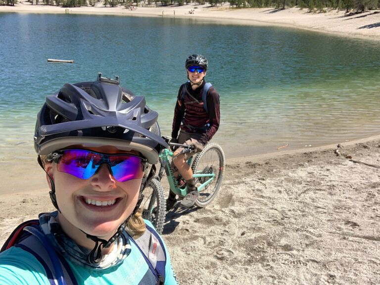 Another first trip to their favorite camping destination, Mammoth! Sarah and Kevin’s first time doing the Mammoth mountain bike park. 