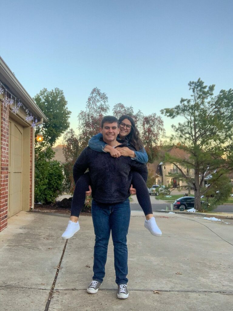 After Josh's 2020 virtual college graduation.