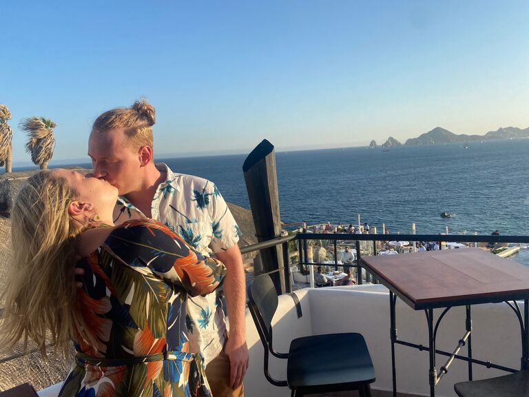We went to Cabo for my birthday and it was super romantic. 