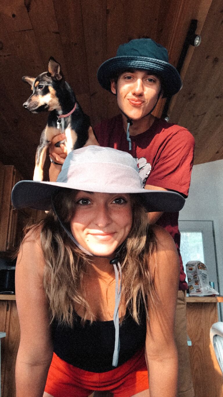 More cabin visits, this time with a puppy! Enya got Layla in May of 2021...she stole Zach's heart and soon enough Zach was calling himself her Dad. 