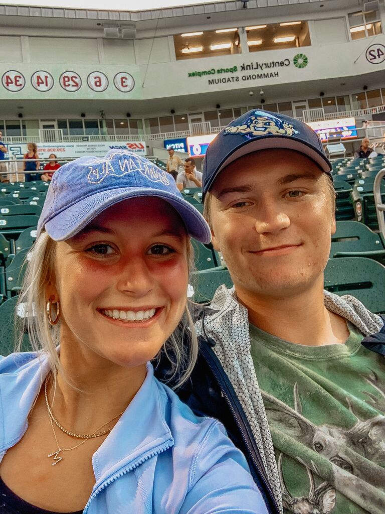 Mighty Mussels baseball game date night!