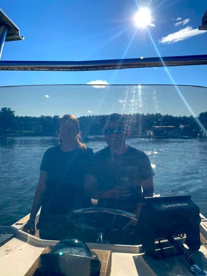 On our boat this summer!