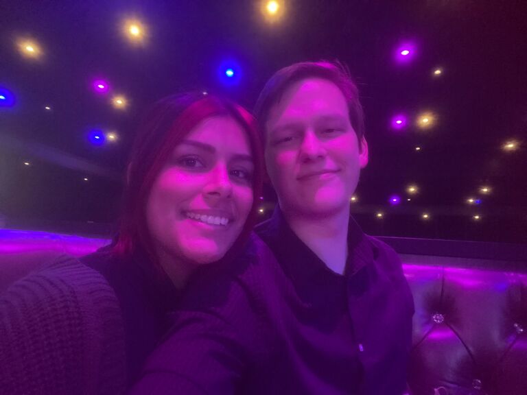 Our first comedy show together