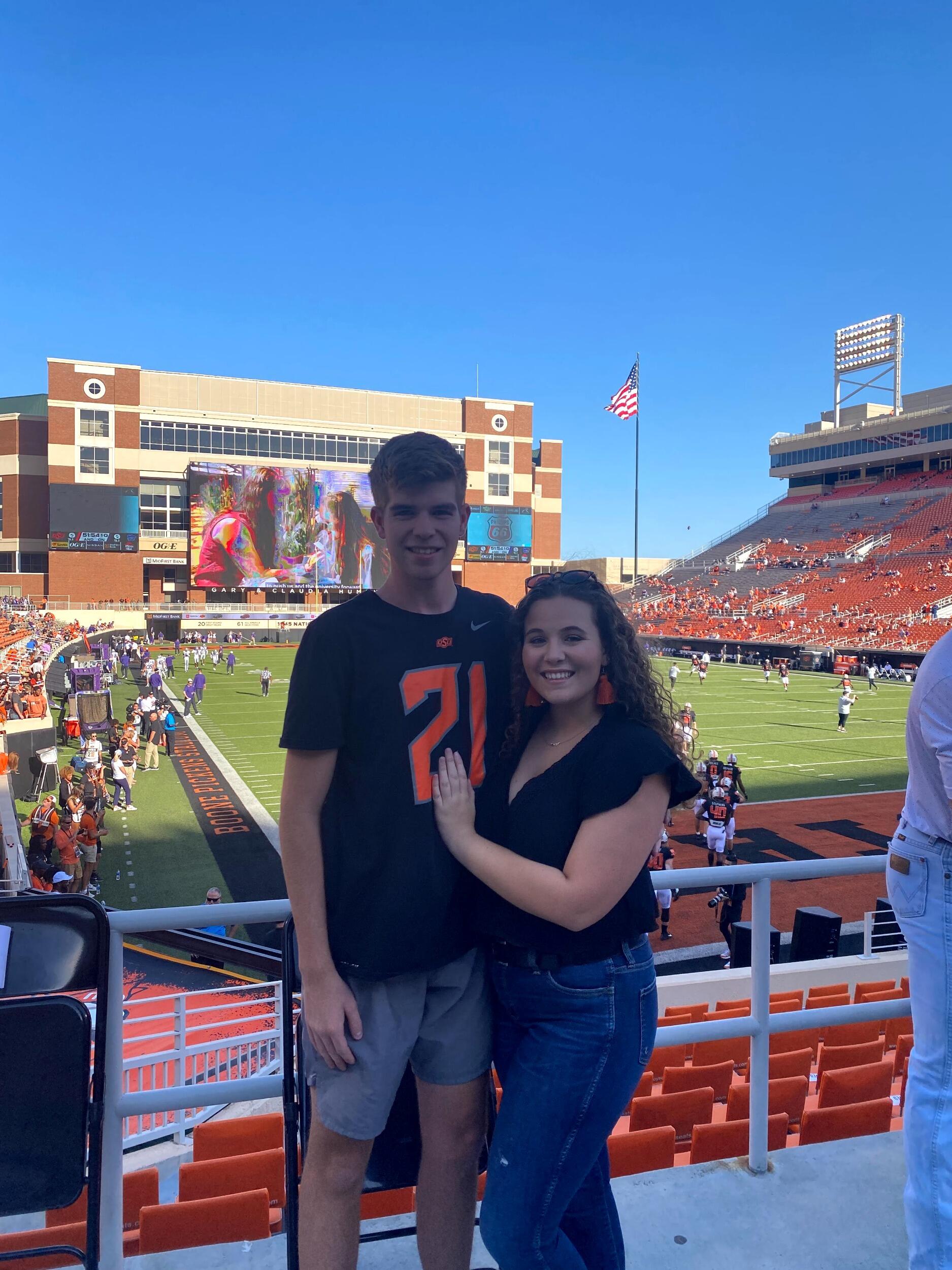 Kyle's first trip to Stillwater, OK!
