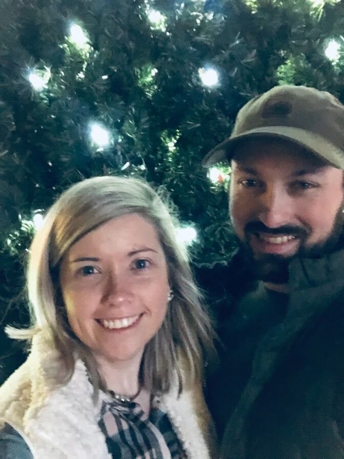 50 Nights of Light - Cleveland, MS.    7 months before Clayton pops the question!  Fun fact: Clayton use to work in Alabama! 
