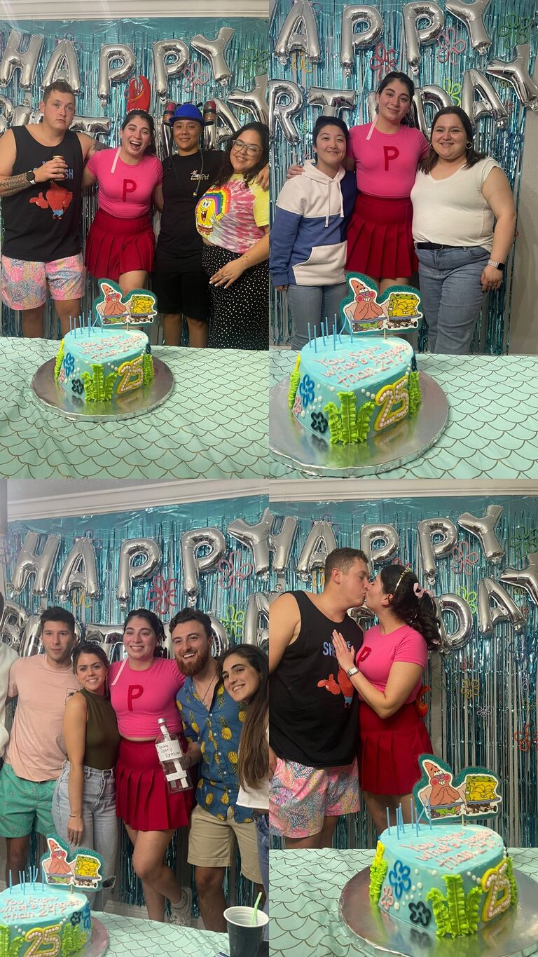 Threw my dream birthday party. What's funnier than 24?