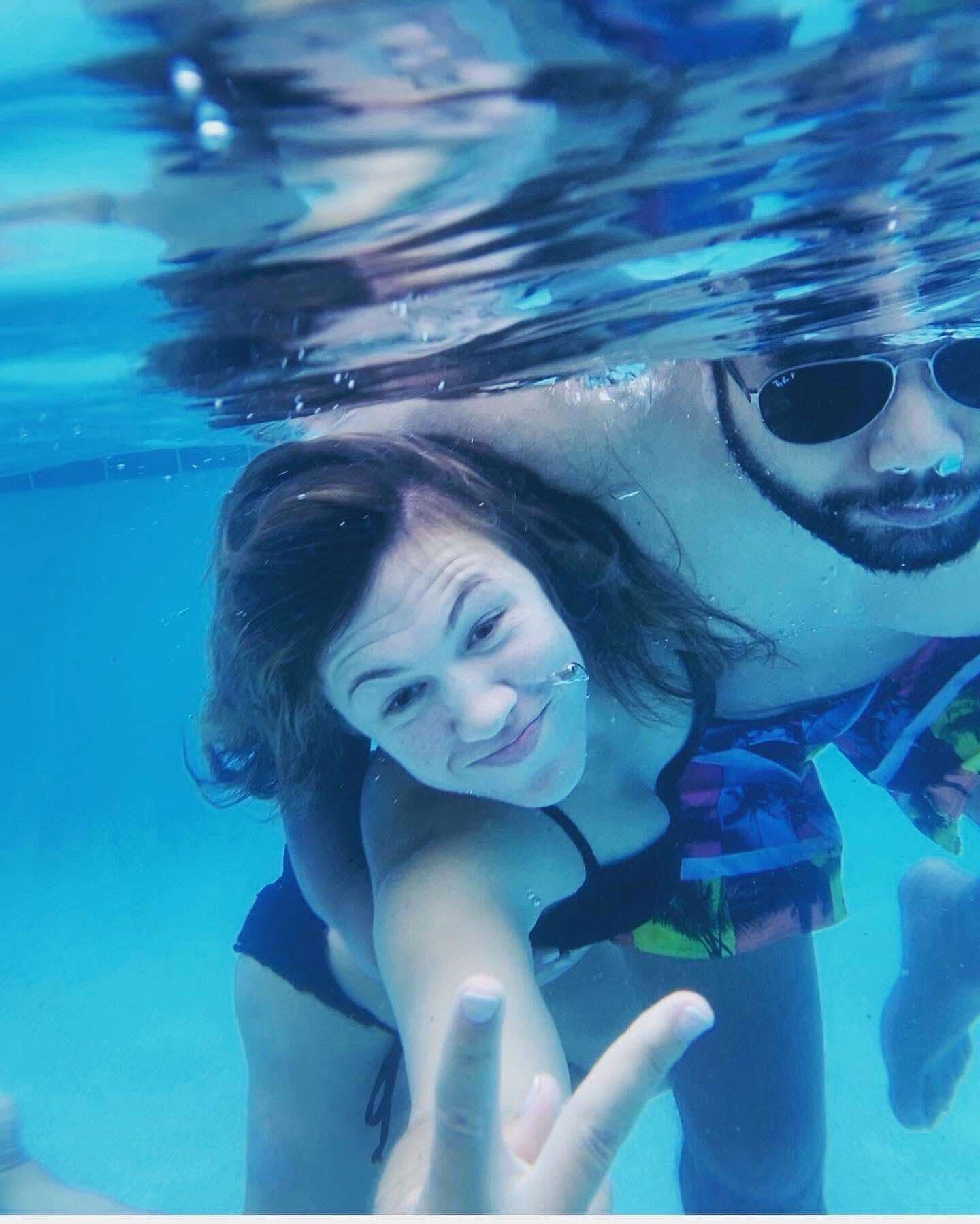 During the pandemic, Jacque and Kish began spending more time together one-on-one. For the first few months, Kish understandably stayed in quarantine, but Jacque finally persuaded him to join her on July 4th for a pool party. From that point on, they spent every weekend hanging out by the pool with friends, and it's still one of their favorite activities in the Summer.