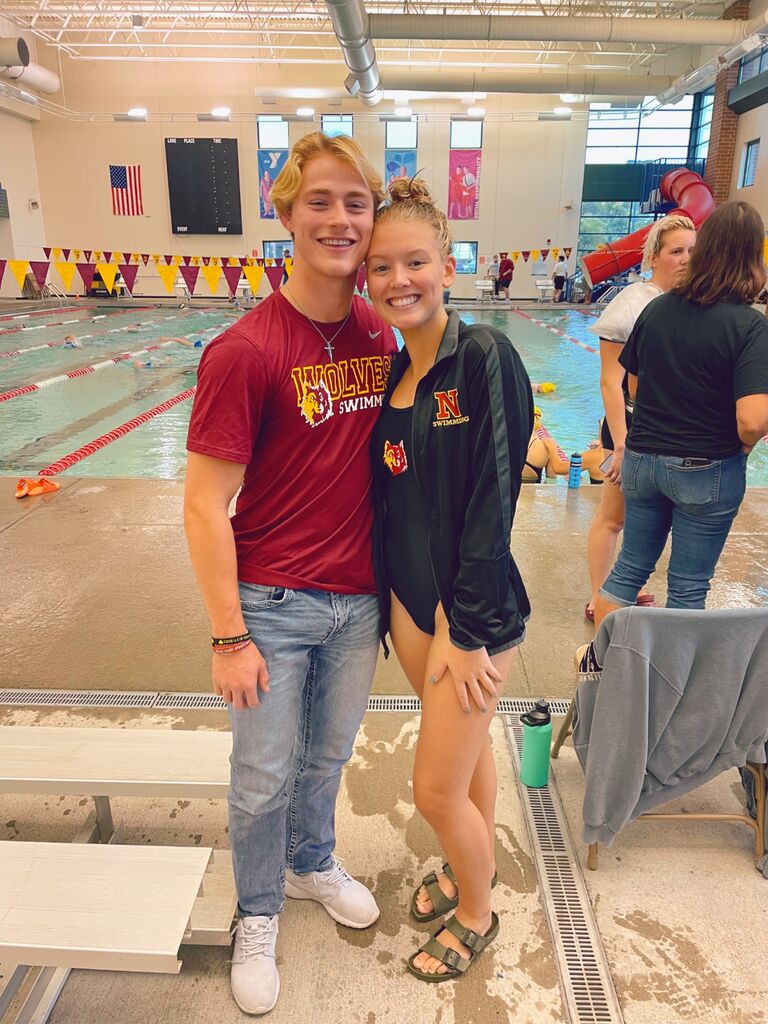 Mayson's junior year swimming season.