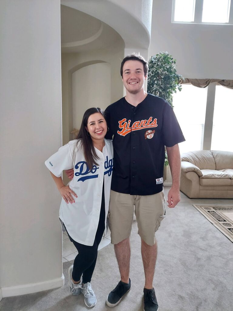 Our first Dodgers v. Giants game... Dodgers SMOKED the Giants! :D (You can tell Elysse is writing this)