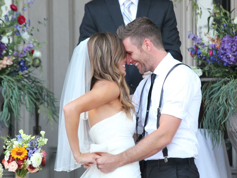 Canaan Smith and Christy Hardesty's wedding day