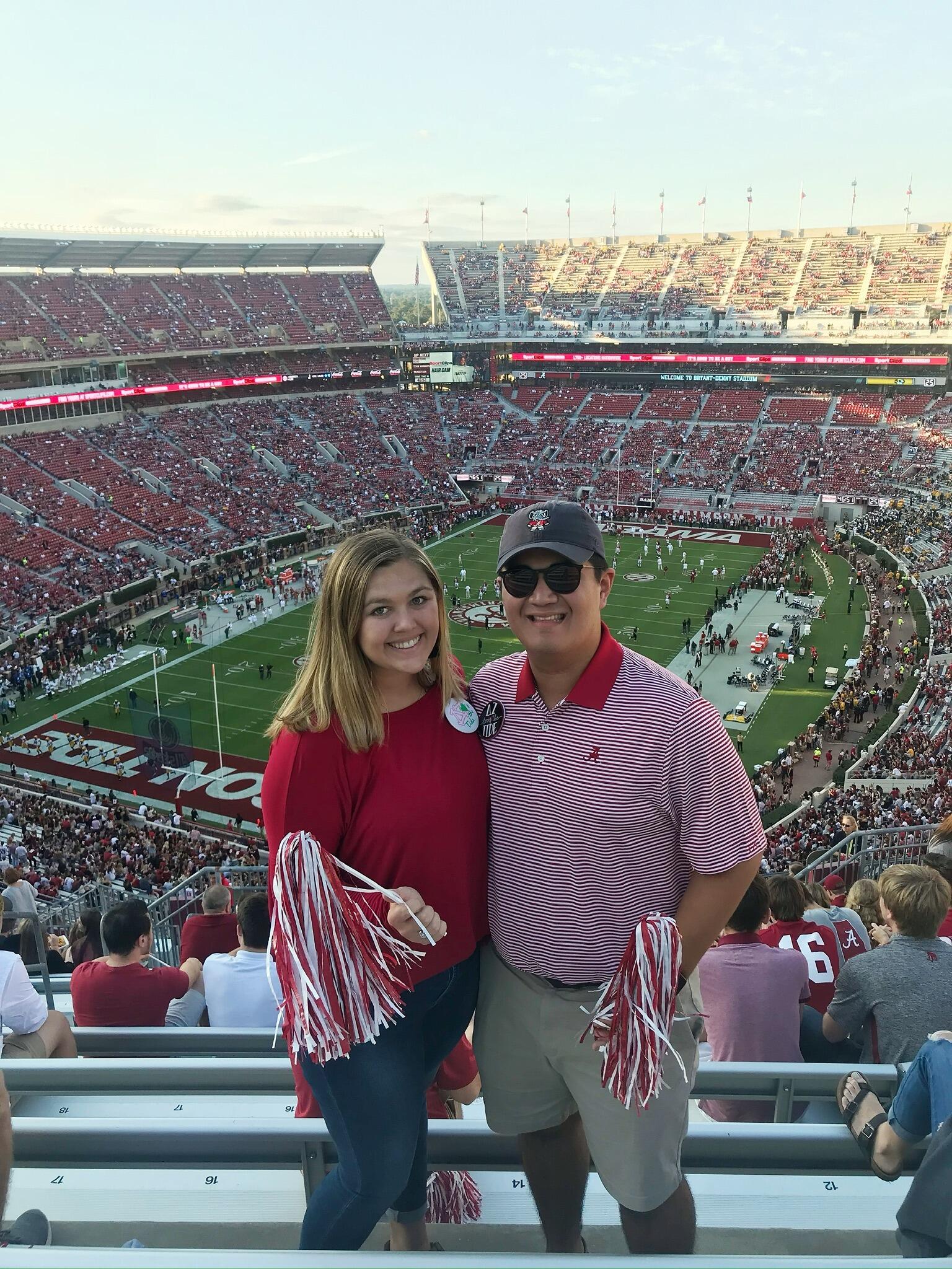 Alabama game vs Mizzou at Bryant Denny!