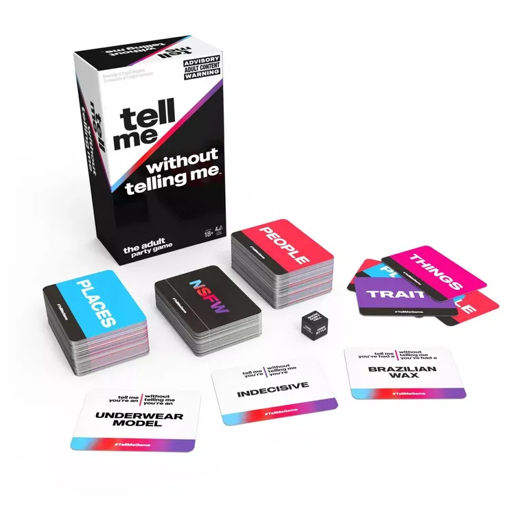 'Tell me without telling me' bachelor party card game