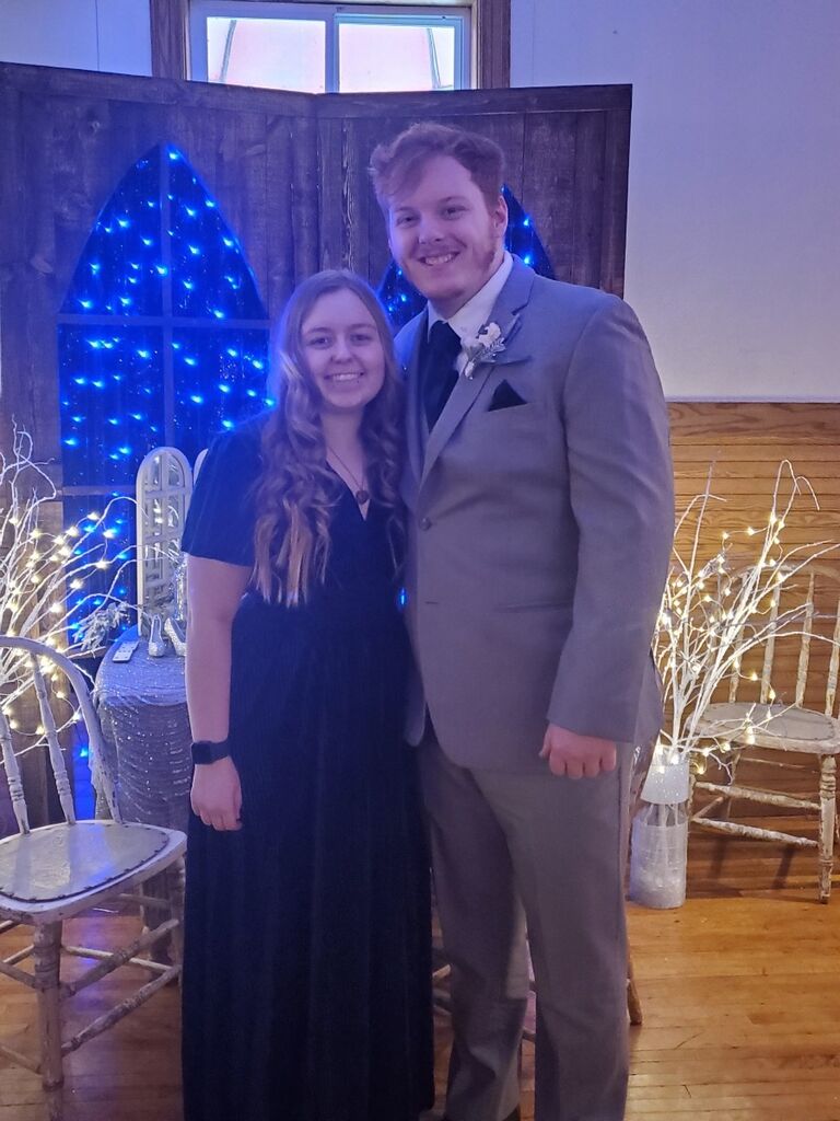 Our first wedding we went to together!