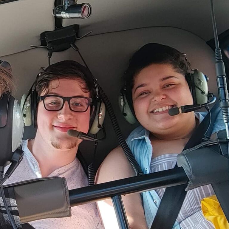 Seth somehow planned and executed his proposal high above Ketchikan!