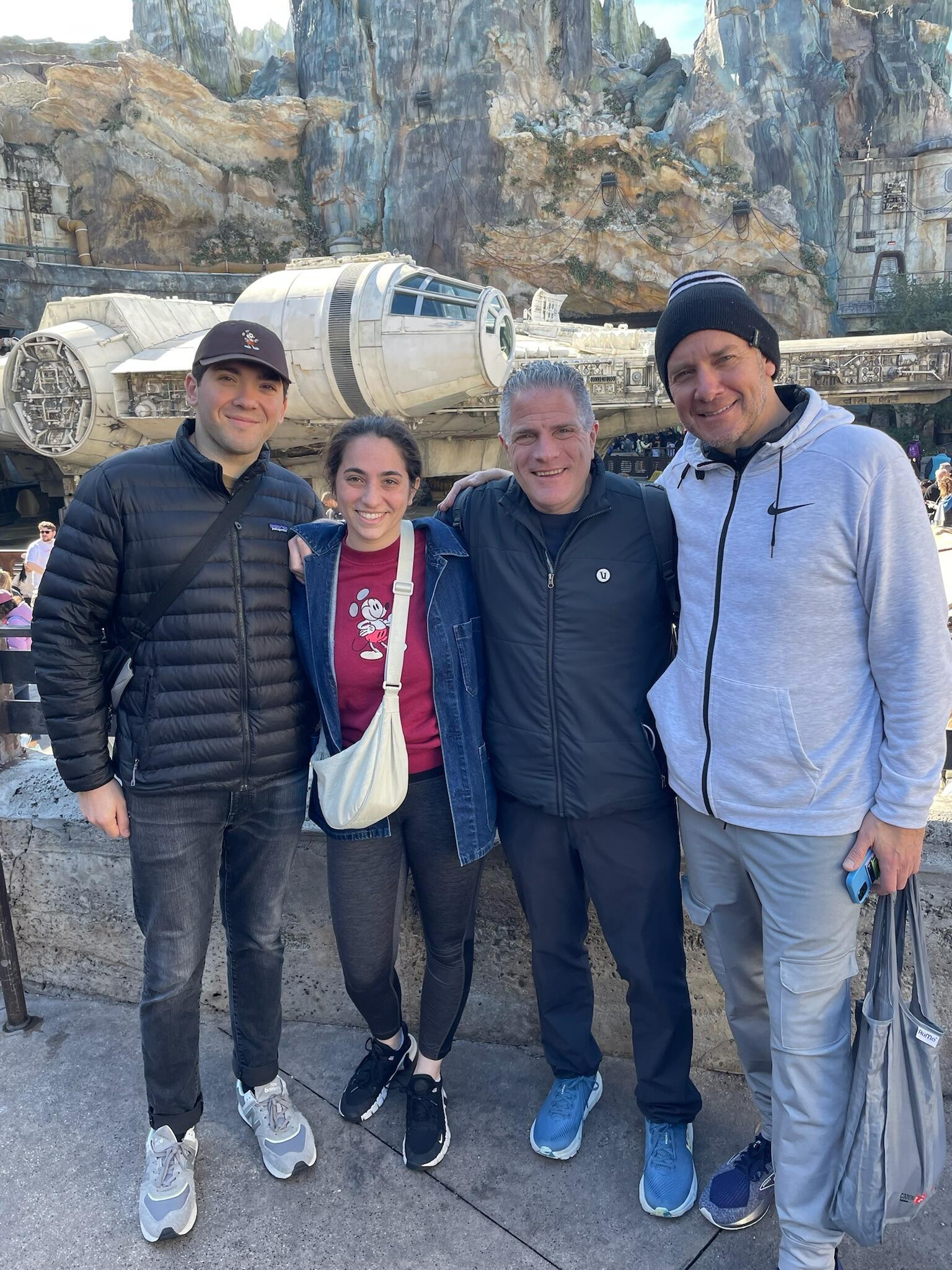Disney New Year's trip with the dads