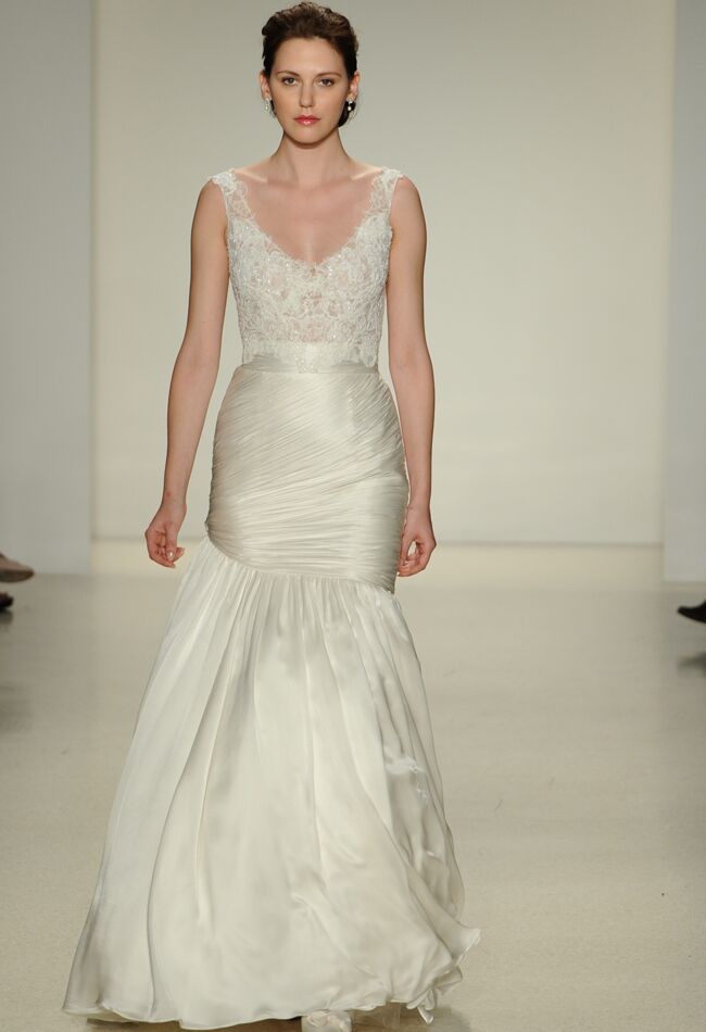 Anne Barge Wedding Dresses Bring Drama With Bold Stripes for Fall 2015