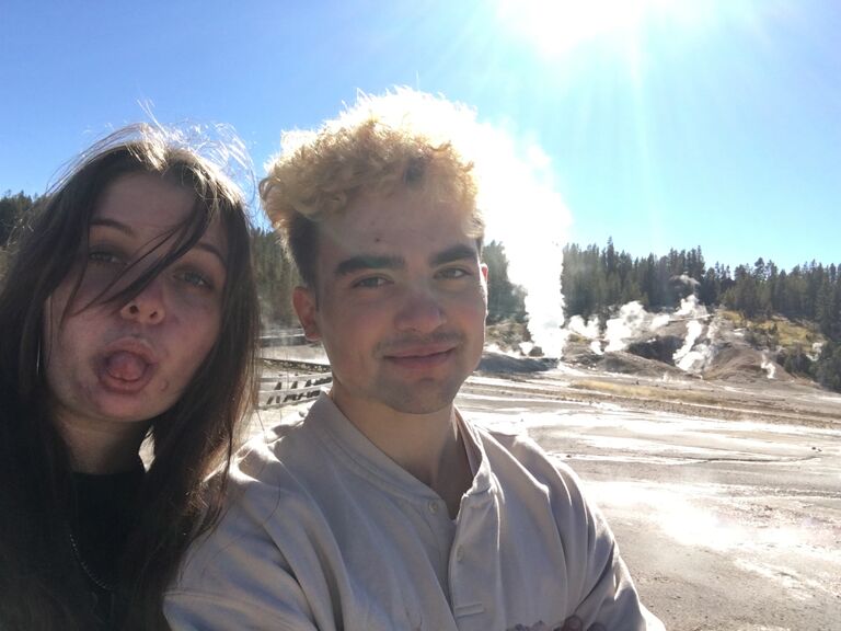We went to Yellowstone 