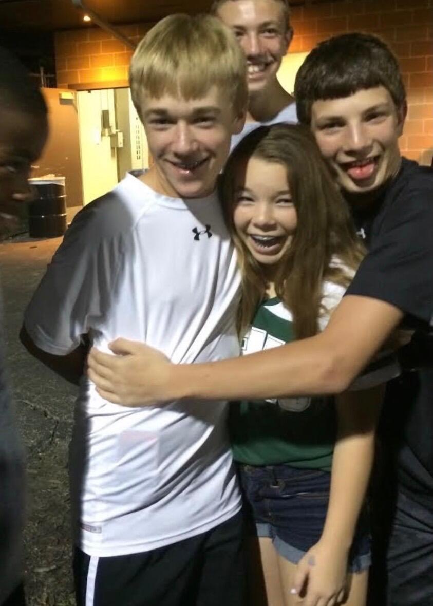 Middle school sweethearts :)