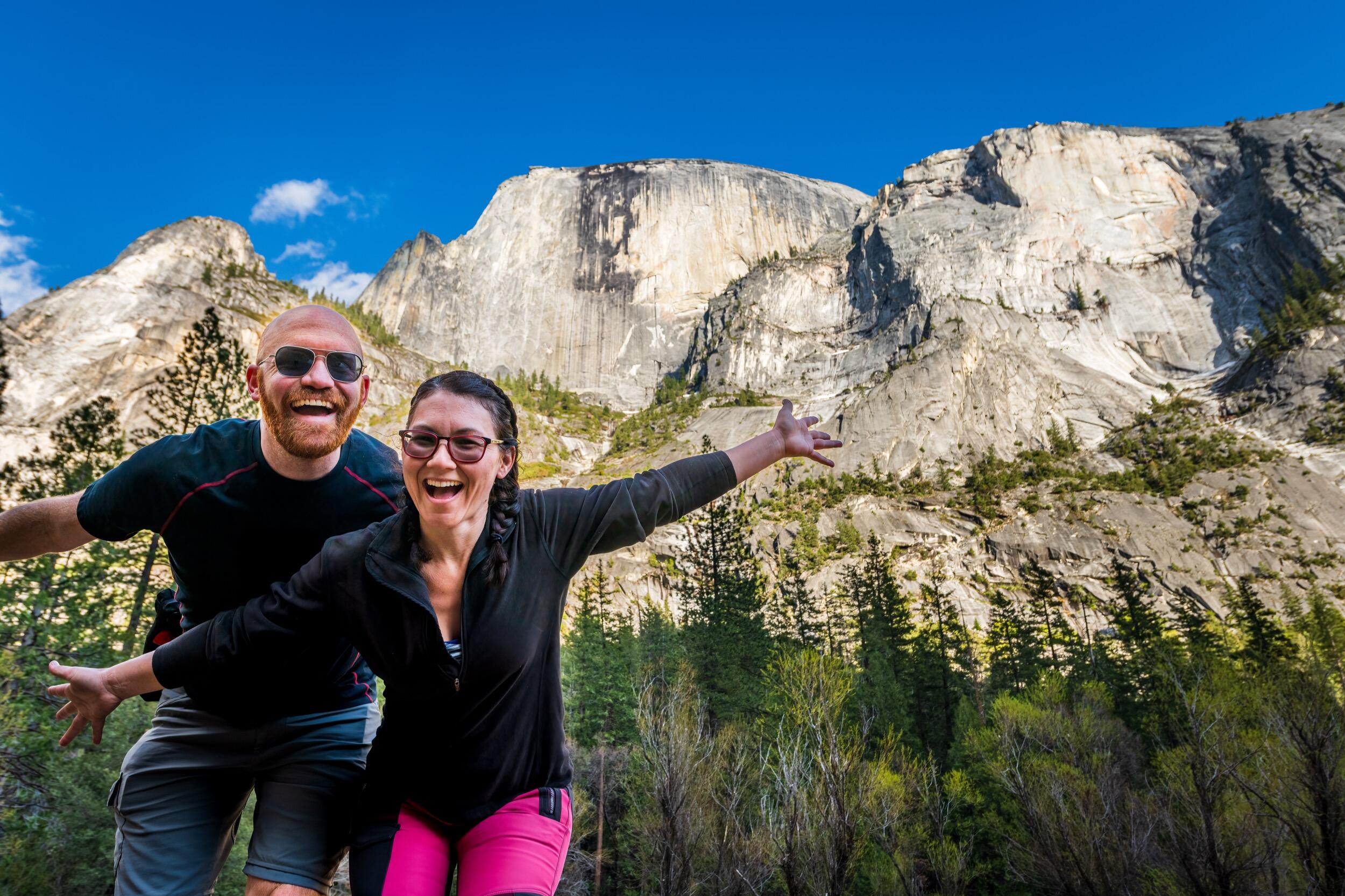 Half Dome! We'll have to hike to the top some day!