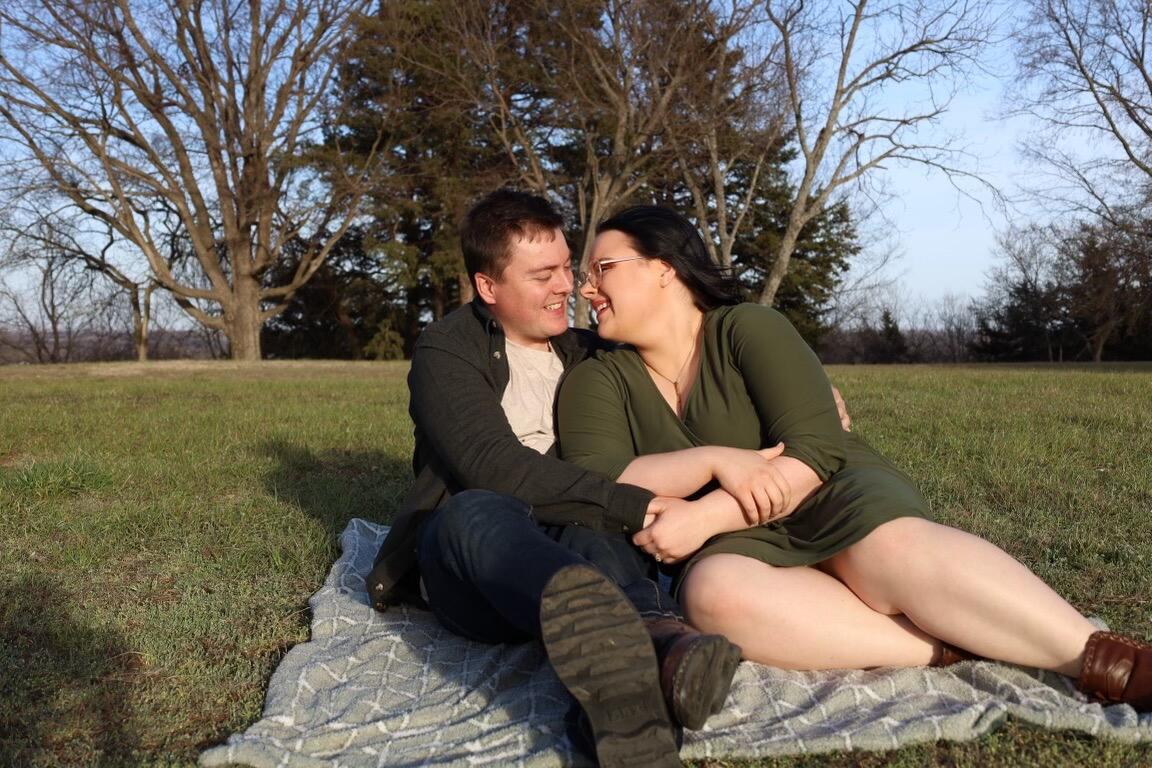 Engagement photo shoot -  at Wells Overlook (the location of our first date).