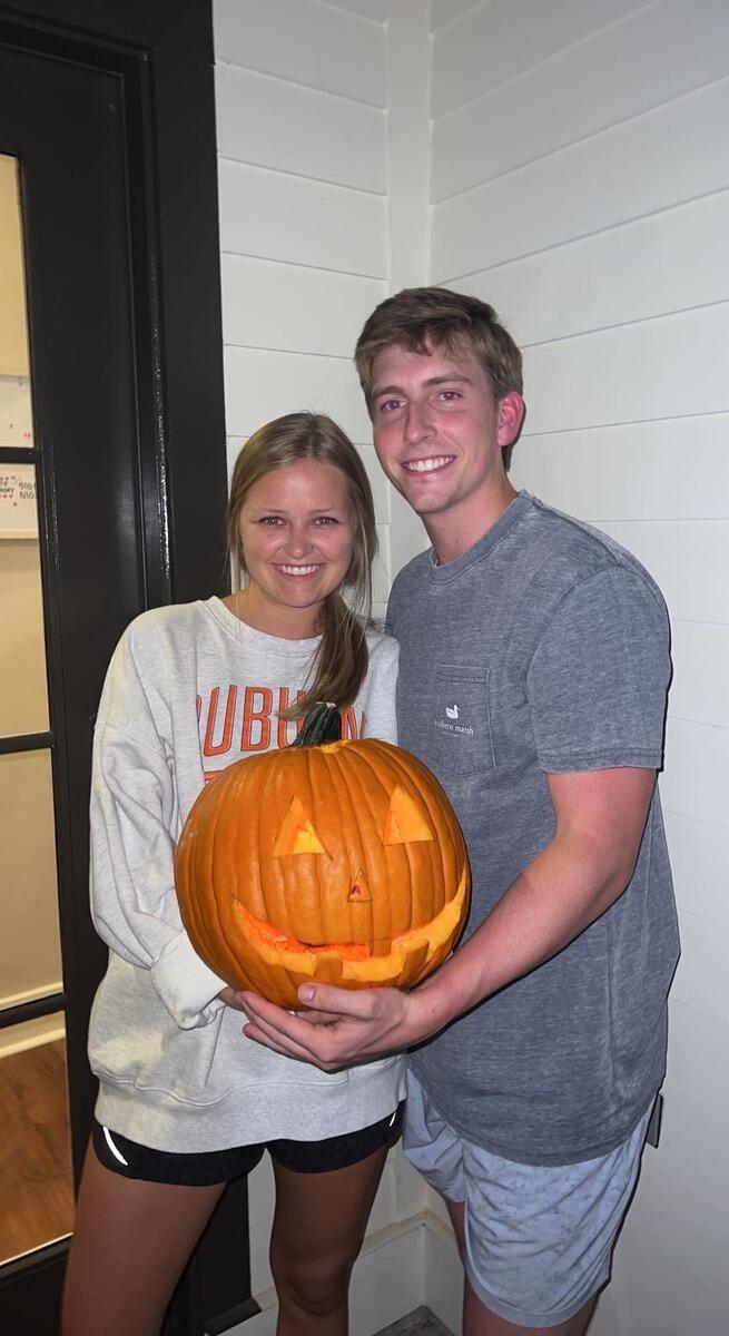 Ethan came to Auburn for the weekend!