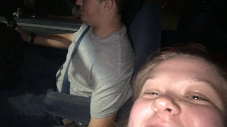 Our first photo together