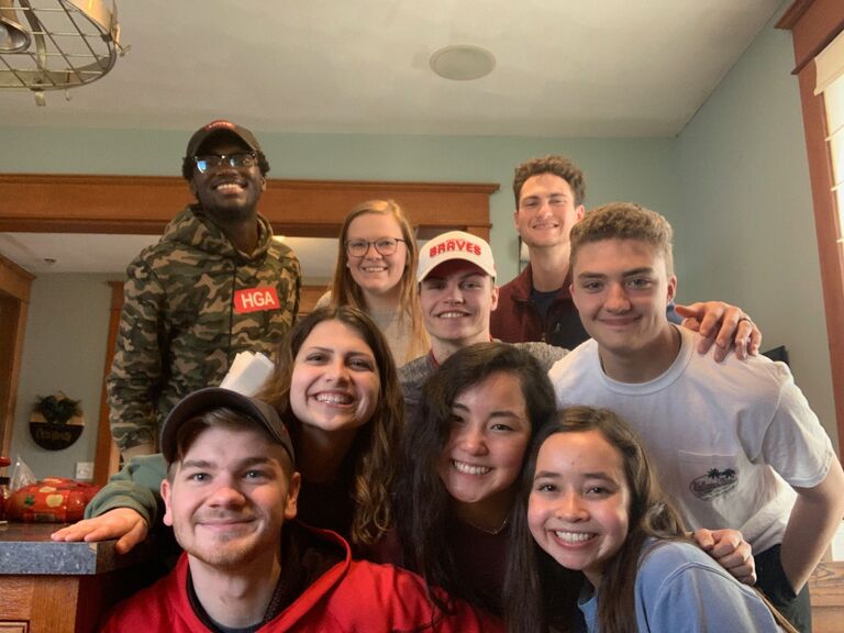 COVID was difficult for many reasons, but looking back it brought not just me and Eric closer but many friends together through the ministry, Campus Outreach. We would often hangout at the staff house and made many fun memories there. 