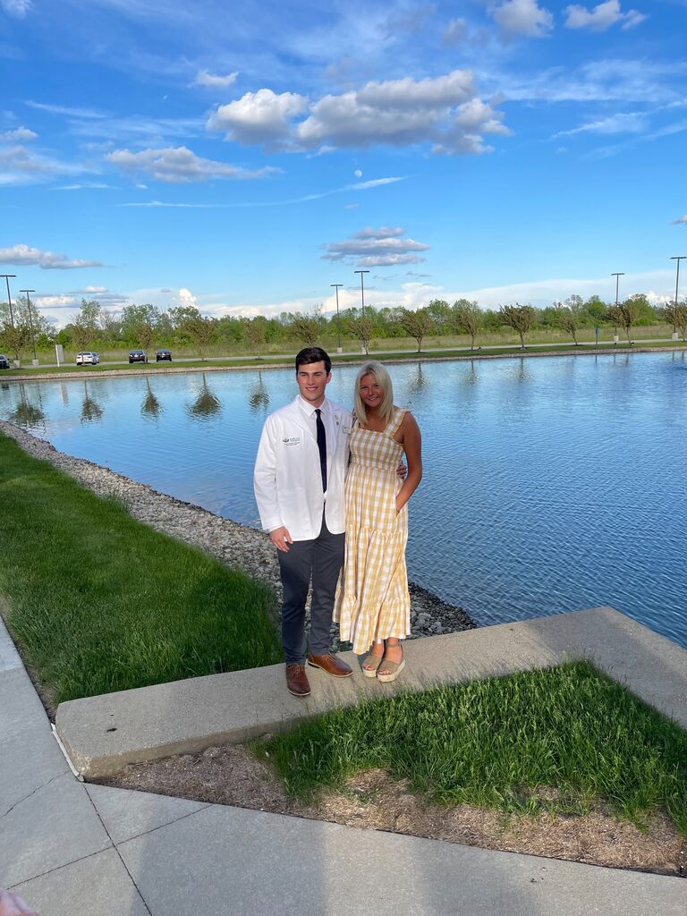 Eric's White Coat Ceremony at Ohio University for PA School