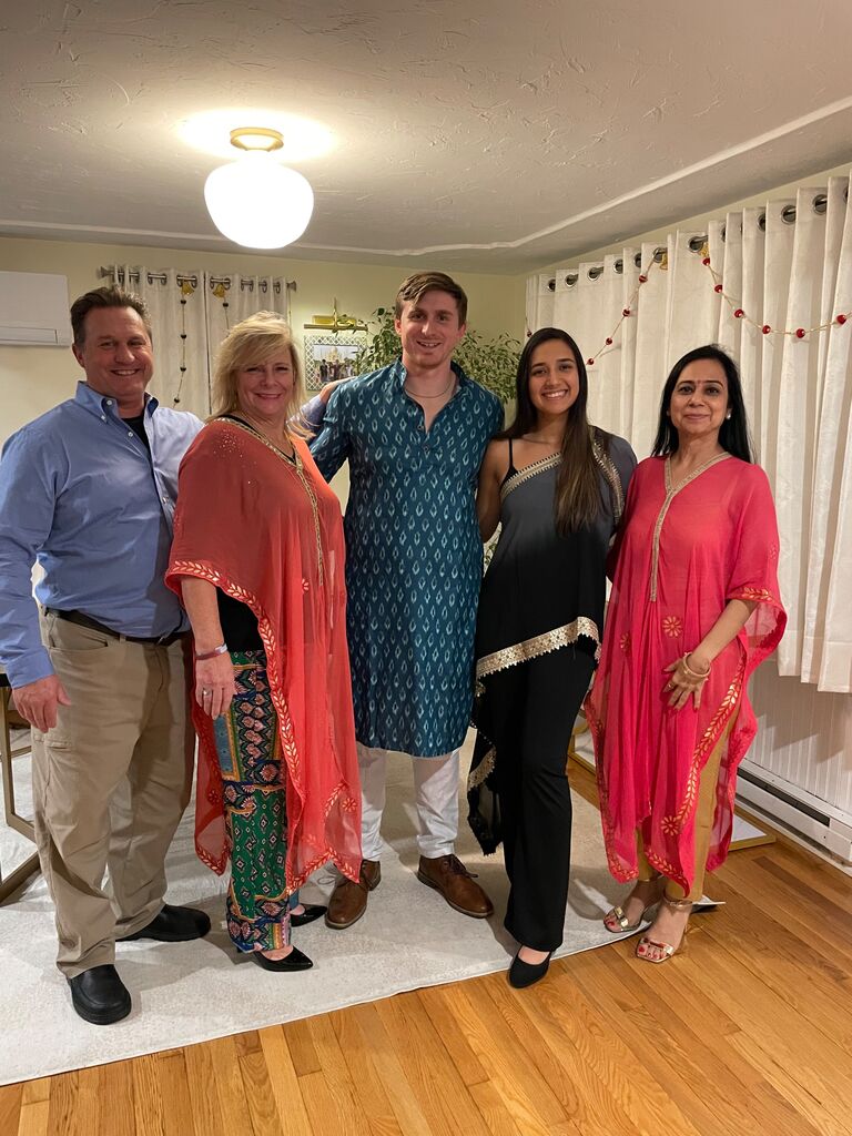 An impromptu Diwali Celebration was brightened by the family and friends, happy to gather and celebrate. Something that we can't wait to do with you all again for our wedding.