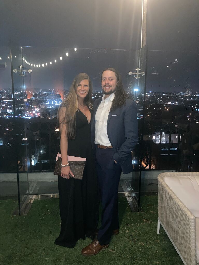 First trip together to Los Angeles, California