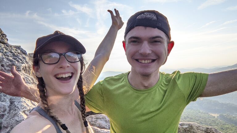 Dragons tooth- we saw a bear 30 feet away from us right before this picture.