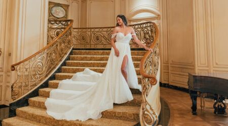 10+ Simple plain wedding dresses for modern weddings - Nicole Bridal