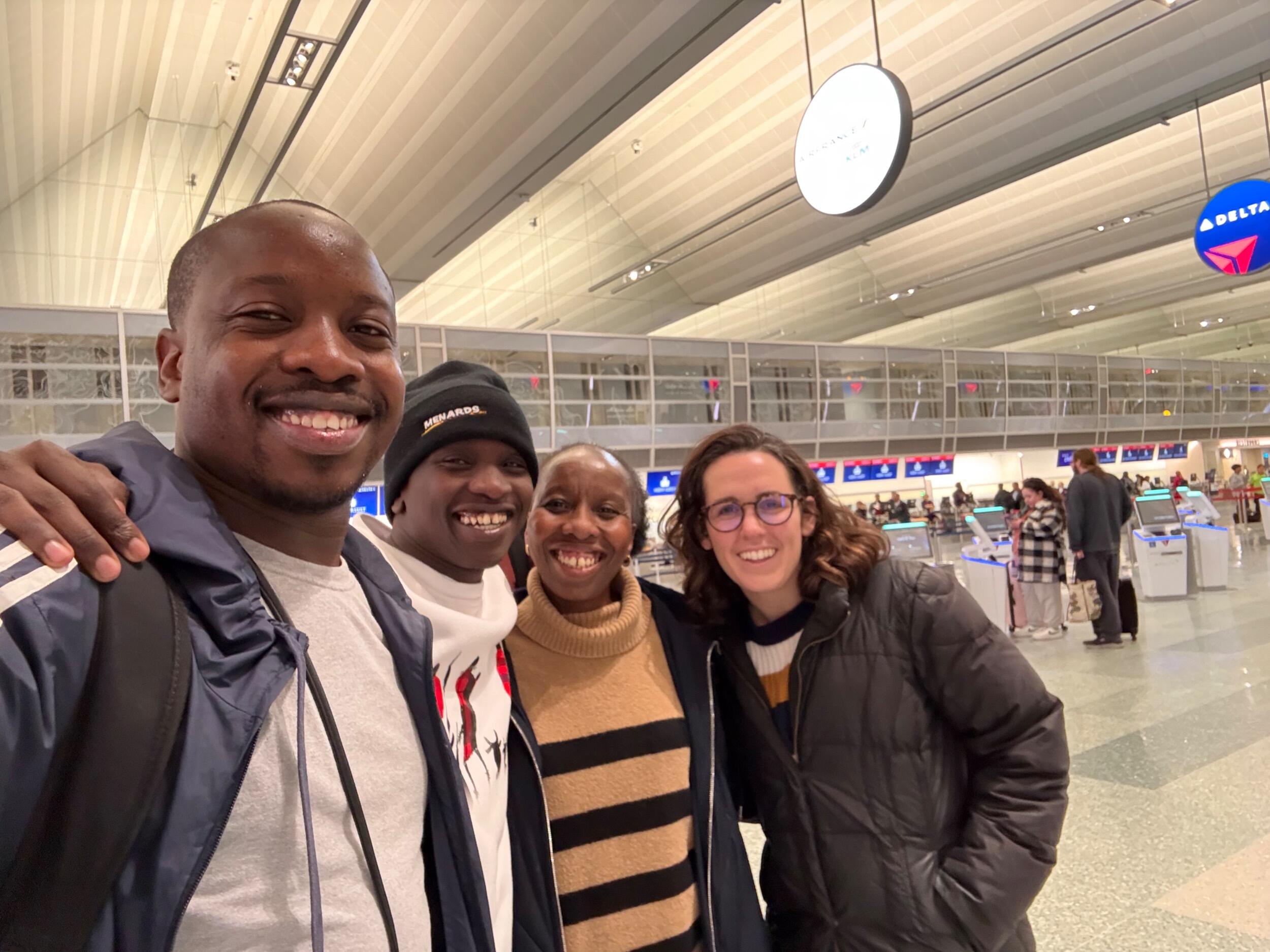 We said goodbye as Johnny flew back to Kenya. We spent the next 3 months FaceTiming every day. 