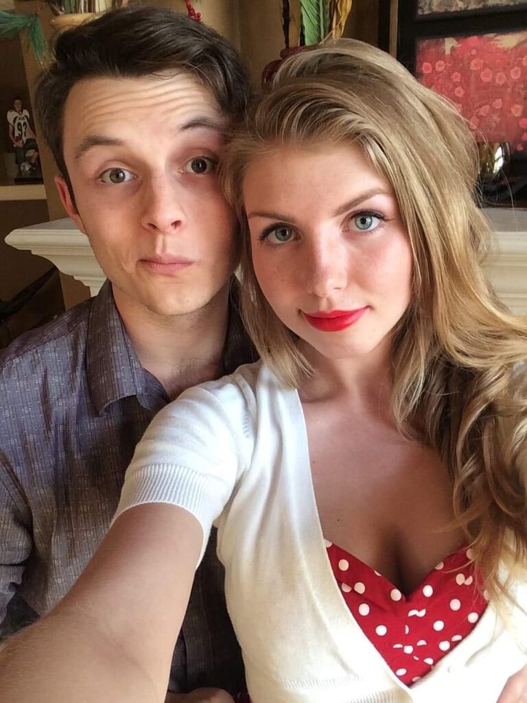 Sam and Tyler celebrating one of their many anniversaries.