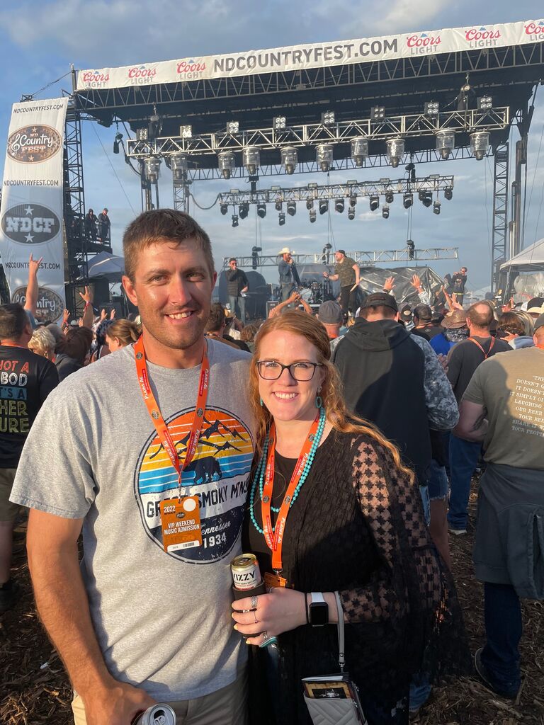 ND Country Fest. There was a good chance this relationship would work out based on all the  events Eric was agreeing to attend with Alison and having fun at! 