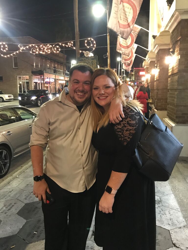 Ben’s work Christmas Party in Ybor.