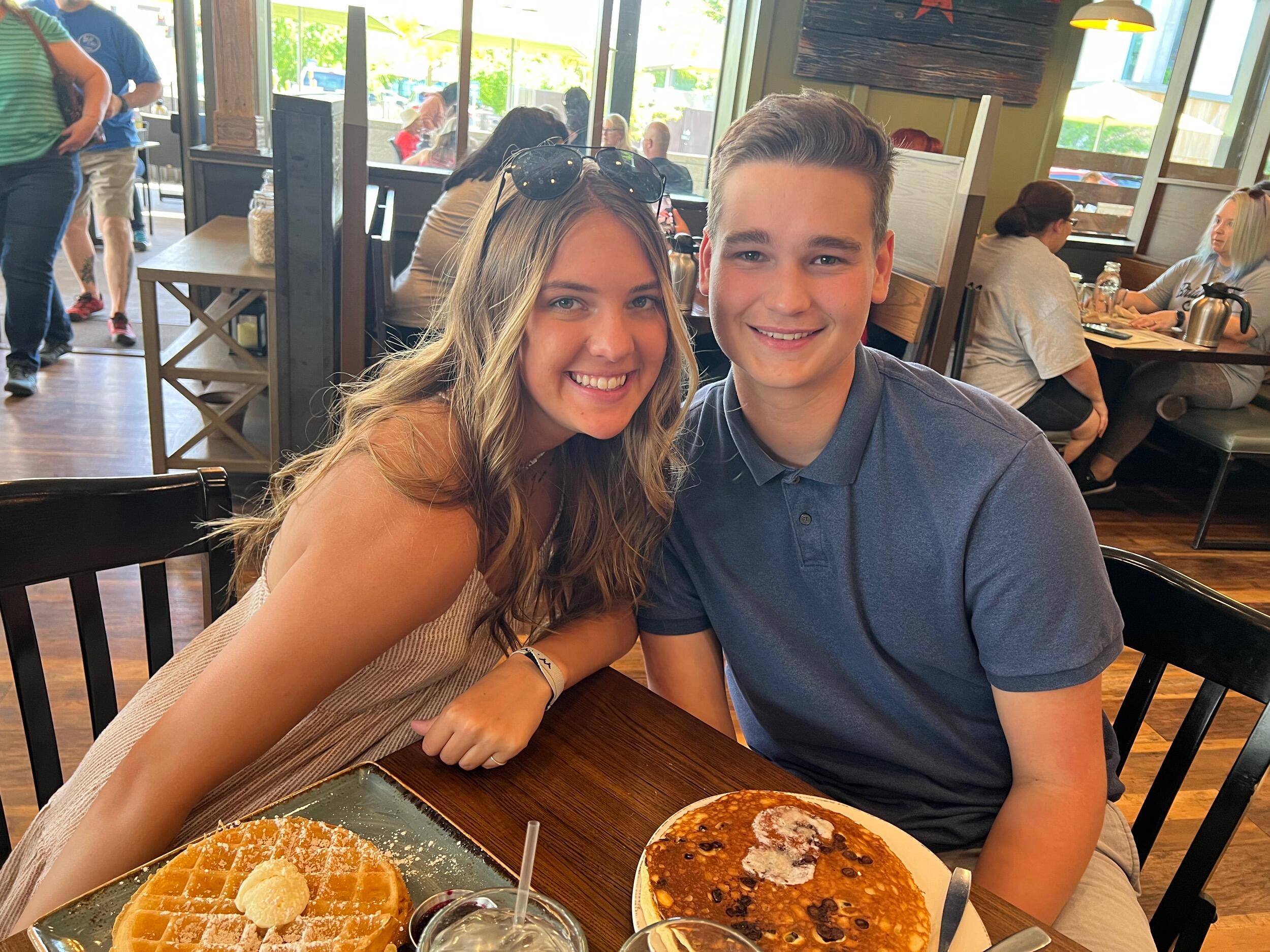 Benjamin and Kensie lost touch for about 6 months! Benjamin and Kensie bump into each other on campus and Benjamin chats with her about signing up for Kamp. She explains she felt like God told her to go. They later grab lunch for 5 hours and catch up on life!