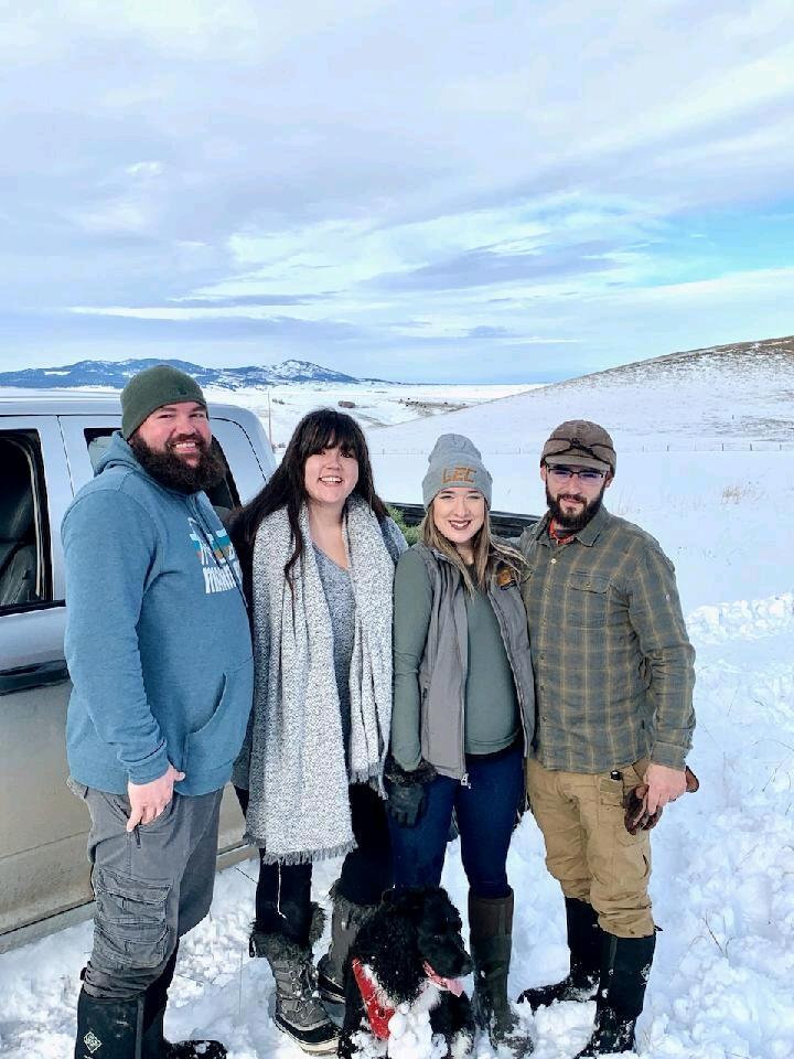 Christmas tree hunting with some of our favorite people. 