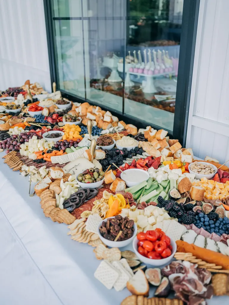 Grand Bridal Shower Charcuterie Display