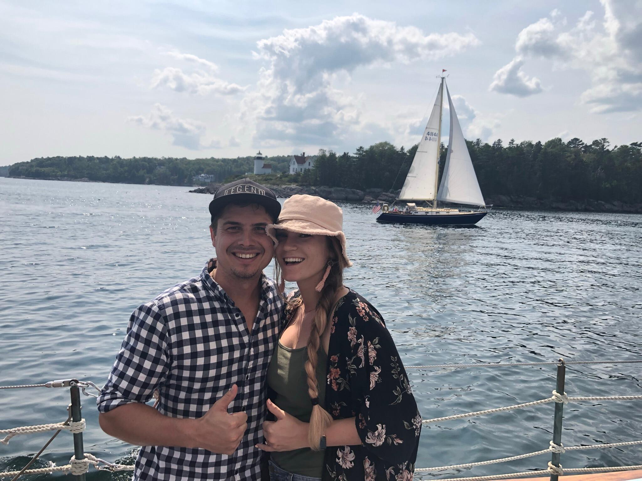 They plan on getting a tiny home up in Maine as sun birds- chasing the sunshine & living up north during the summertime and back down in Florida during the winter!